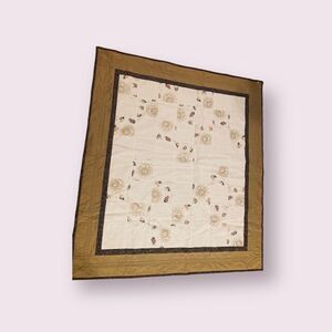 Quilt Throw with Sun and Moon Design